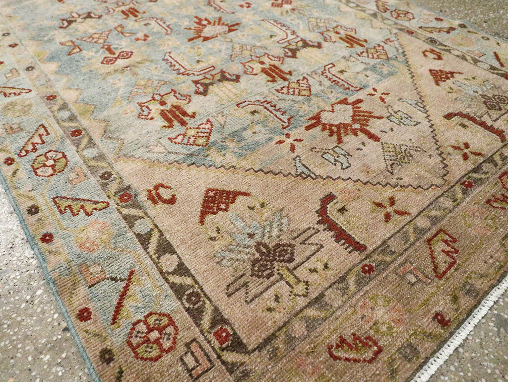Vintage Persian Malayer Runner, No.29936 - Staging