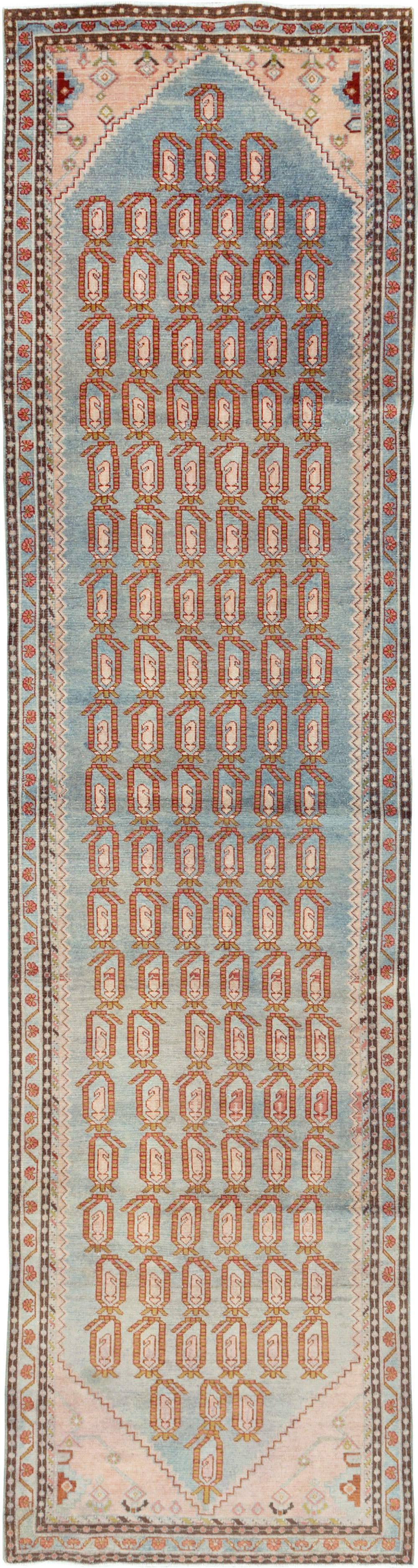 Vintage Persian Malayer Runner, No.29938 - Staging