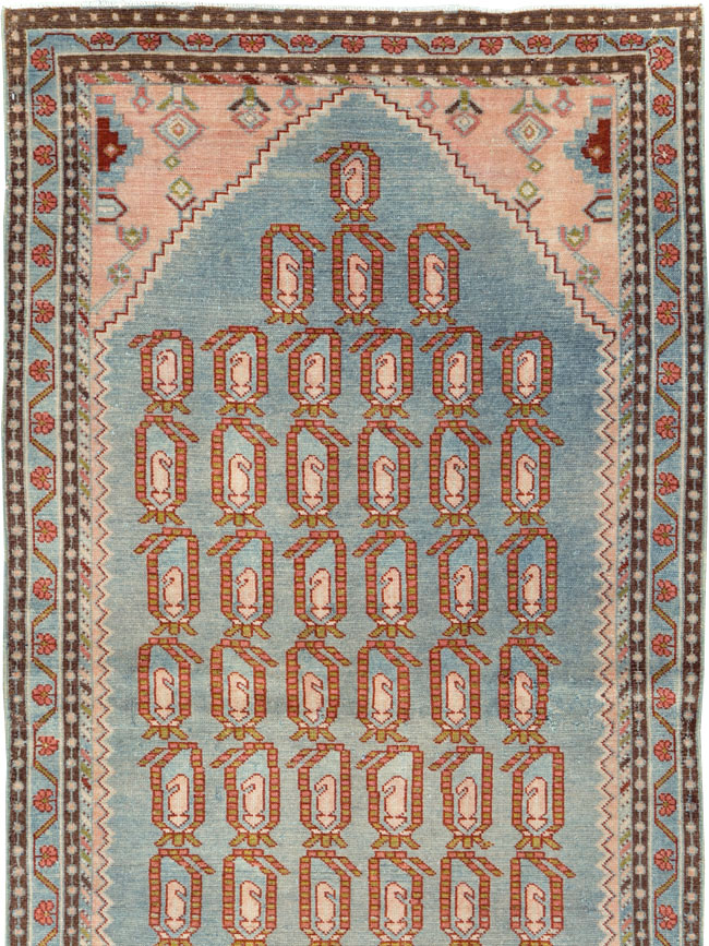 Vintage Persian Malayer Runner, No.29938 - Staging