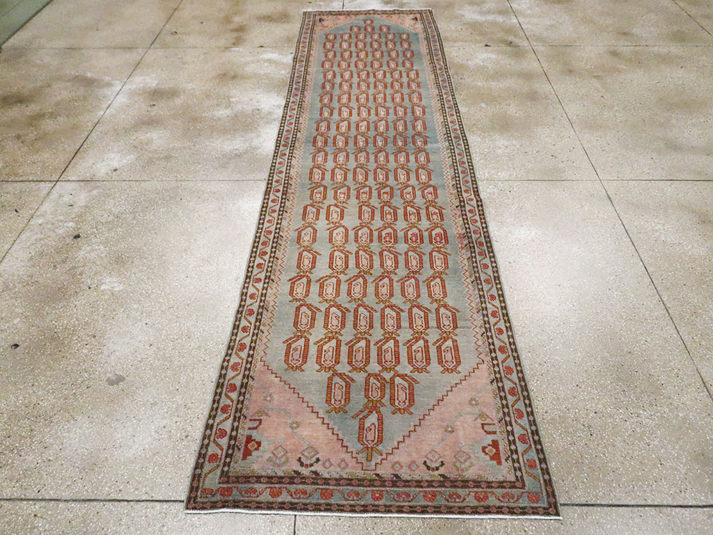 Vintage Persian Malayer Runner, No.29938 - Staging