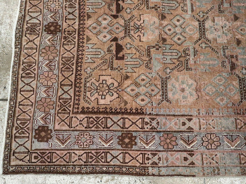 Antique Persian Afshar Accent Rug, No.29940 - Staging