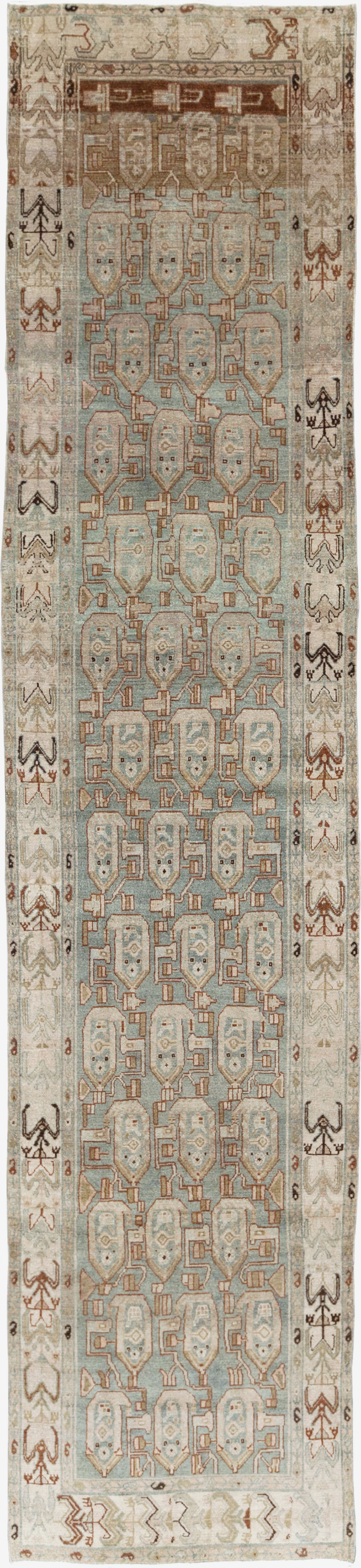 Antique Persian Malayer Runner (Pair: 2 of 2), No.29941 - Staging