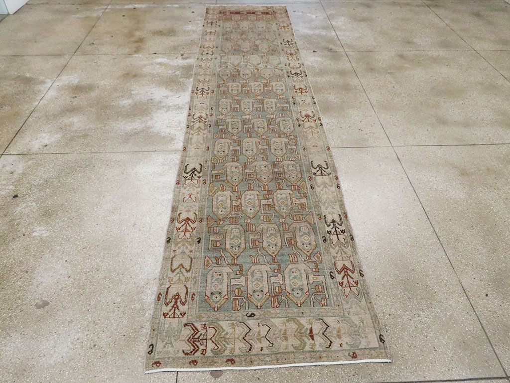 Antique Persian Malayer Runner (Pair: 2 of 2), No.29941 - Staging