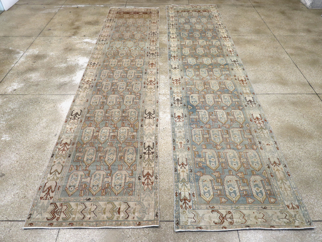 Antique Persian Malayer Runner (Pair: 2 of 2), No.29941 - Staging