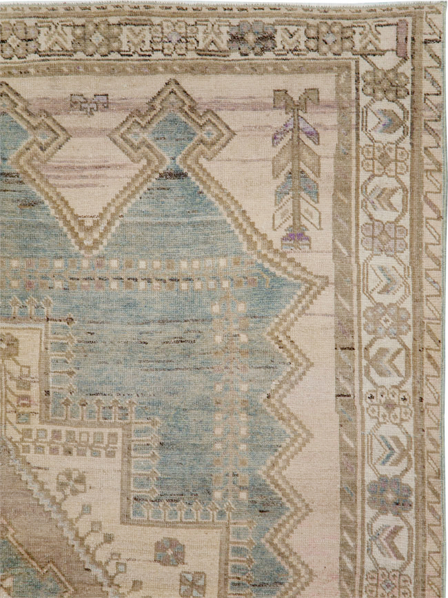 Vintage Persian Afshar Rug, No.29943 - Staging