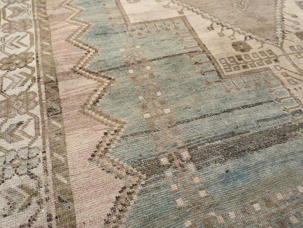 Vintage Persian Afshar Rug, No.29943 - Staging