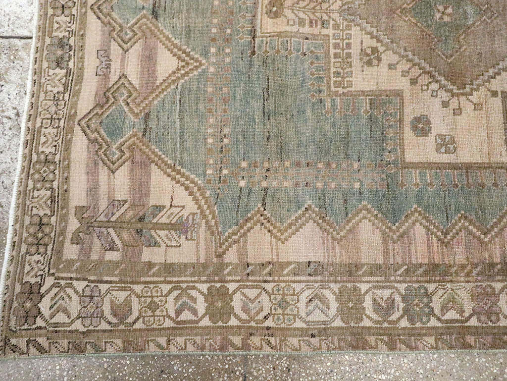 Vintage Persian Afshar Rug, No.29943 - Staging