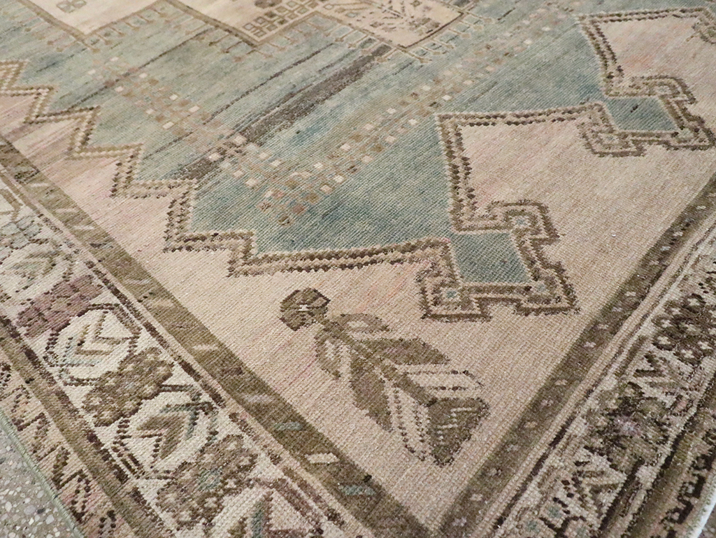 Vintage Persian Afshar Rug, No.29943 - Staging