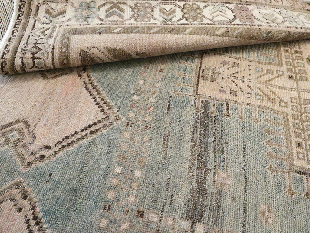 Vintage Persian Afshar Rug, No.29943 - Staging