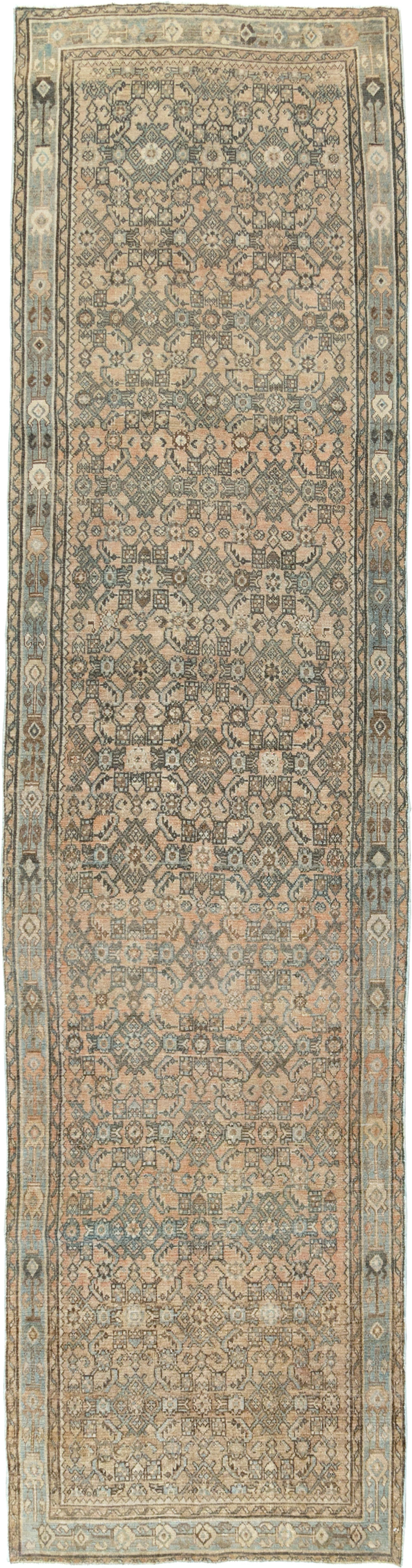 Vintage Persian Malayer Runner (Pair: 2 of 2), No.29944 - Staging
