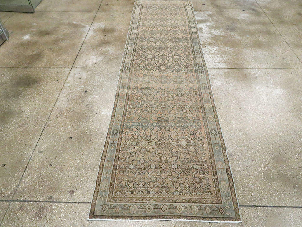 Vintage Persian Malayer Runner (Pair: 2 of 2), No.29944 - Staging