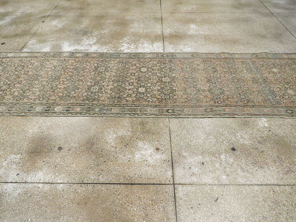 Vintage Persian Malayer Runner (Pair: 2 of 2), No.29944 - Staging