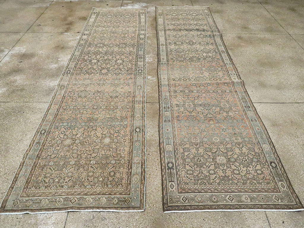 Vintage Persian Malayer Runner (Pair: 2 of 2), No.29944 - Staging