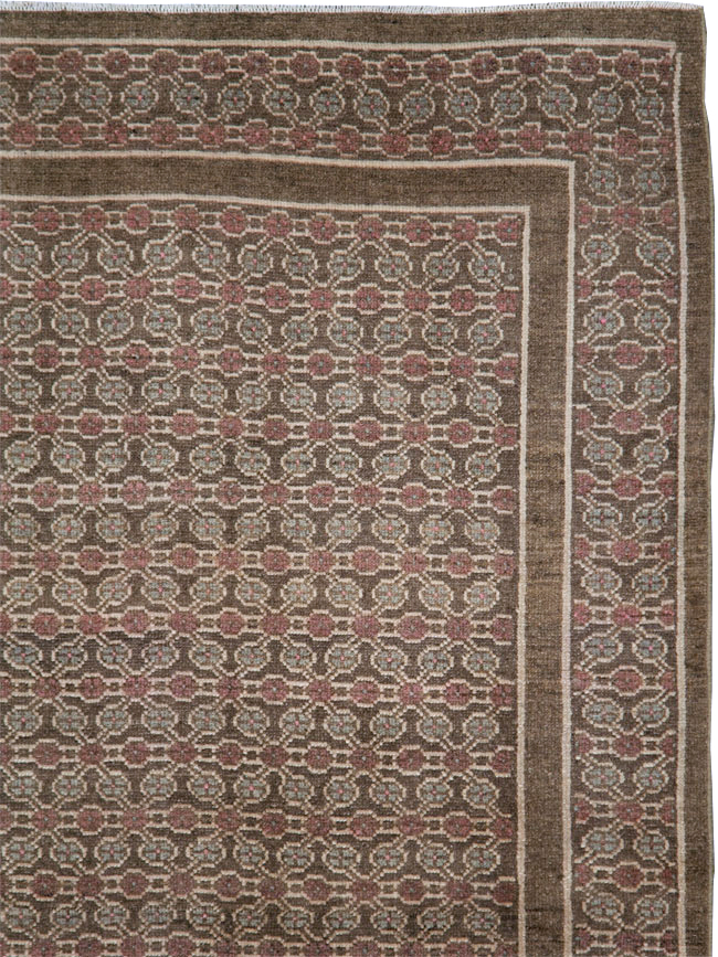 Vintage Persian Malayer Rug, No.29946 - Staging