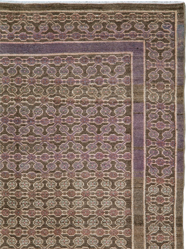 Vintage Persian Malayer Rug, No.29946 - Staging