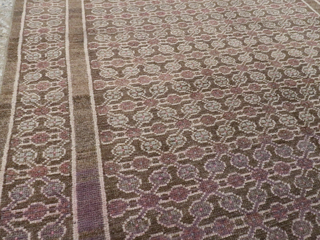 Vintage Persian Malayer Rug, No.29946 - Staging