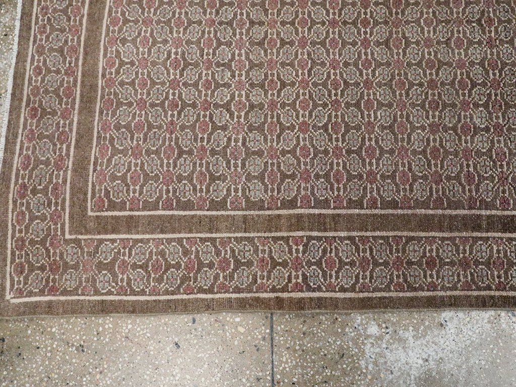 Vintage Persian Malayer Rug, No.29946 - Staging