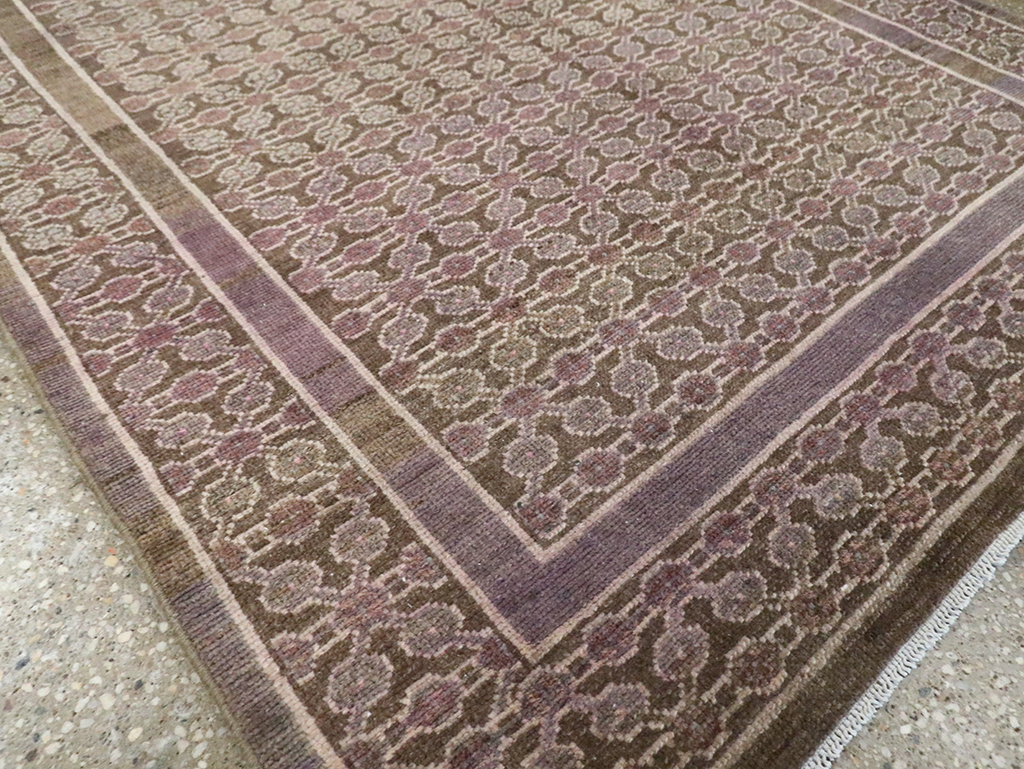 Vintage Persian Malayer Rug, No.29946 - Staging