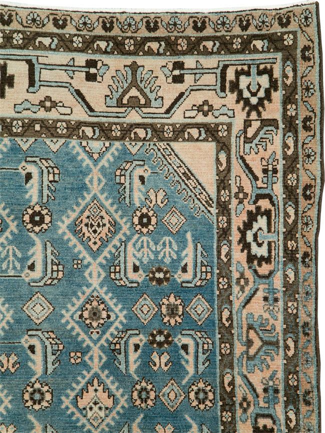 Vintage Persian Malayer Accent Rug, No.29947 - Staging