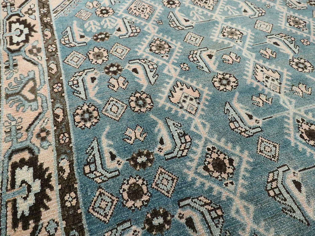 Vintage Persian Malayer Accent Rug, No.29947 - Staging