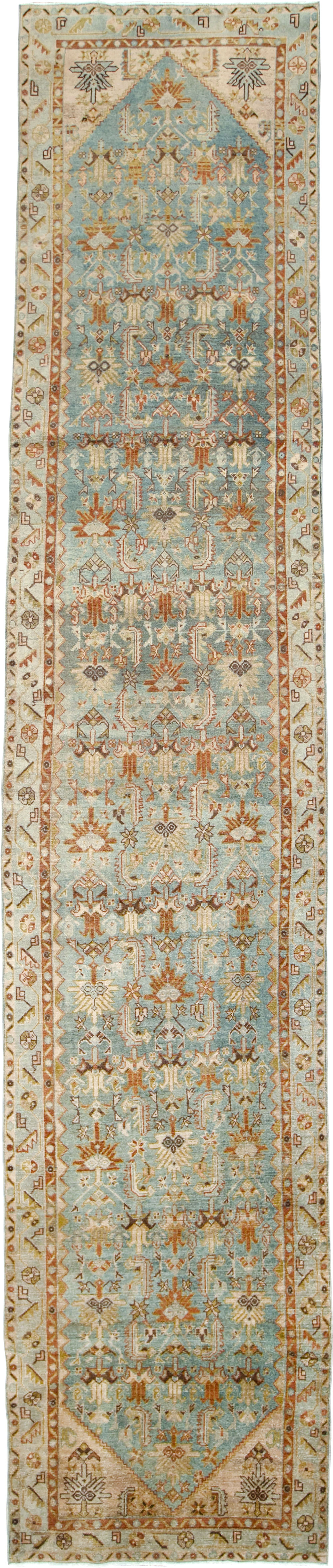 Vintage Persian Malayer Runner, No.29948 - Staging