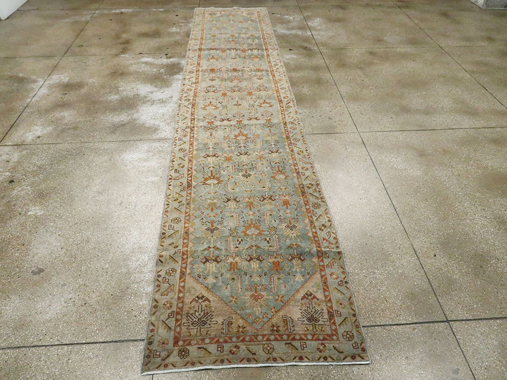 Vintage Persian Malayer Runner, No.29948 - Staging