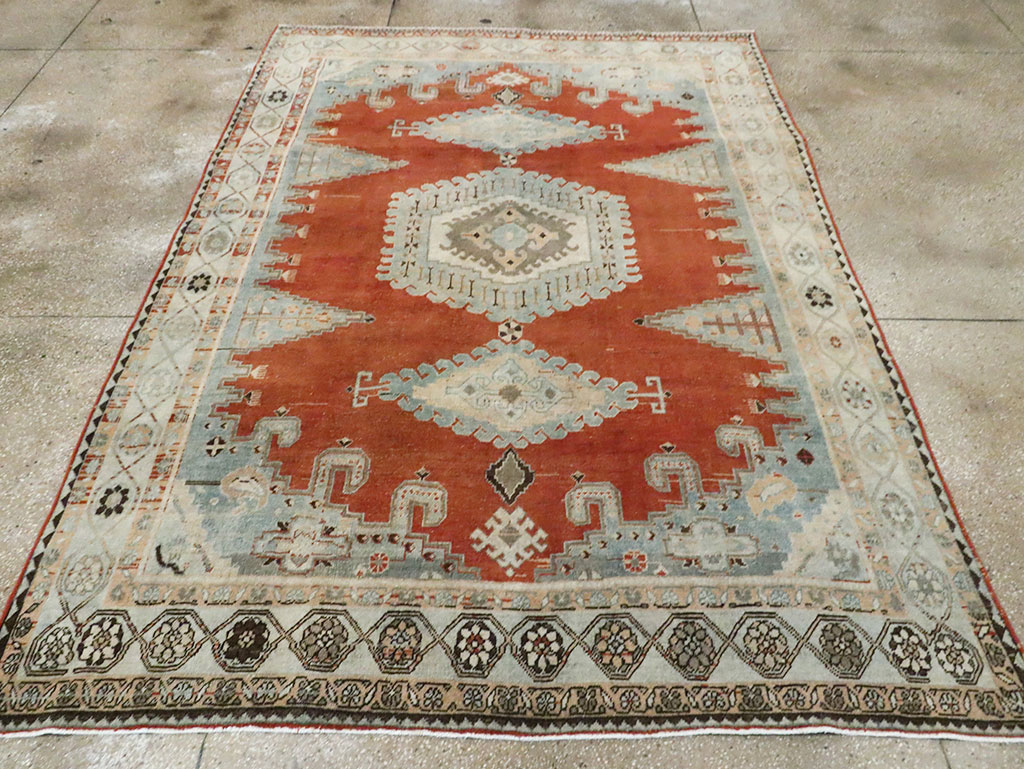 Vintage Persian Veece Carpet, No.29949 - Staging