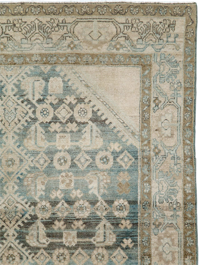 Vintage Persian Malayer Accent Rug, No.29950 - Staging