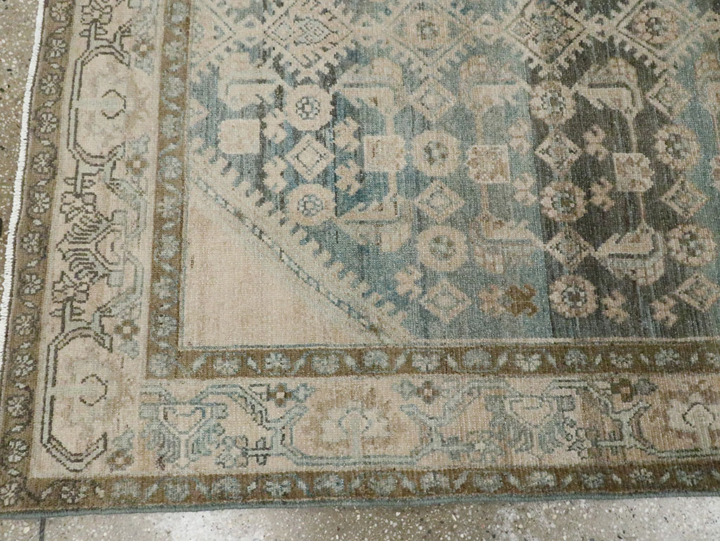 Vintage Persian Malayer Accent Rug, No.29950 - Staging