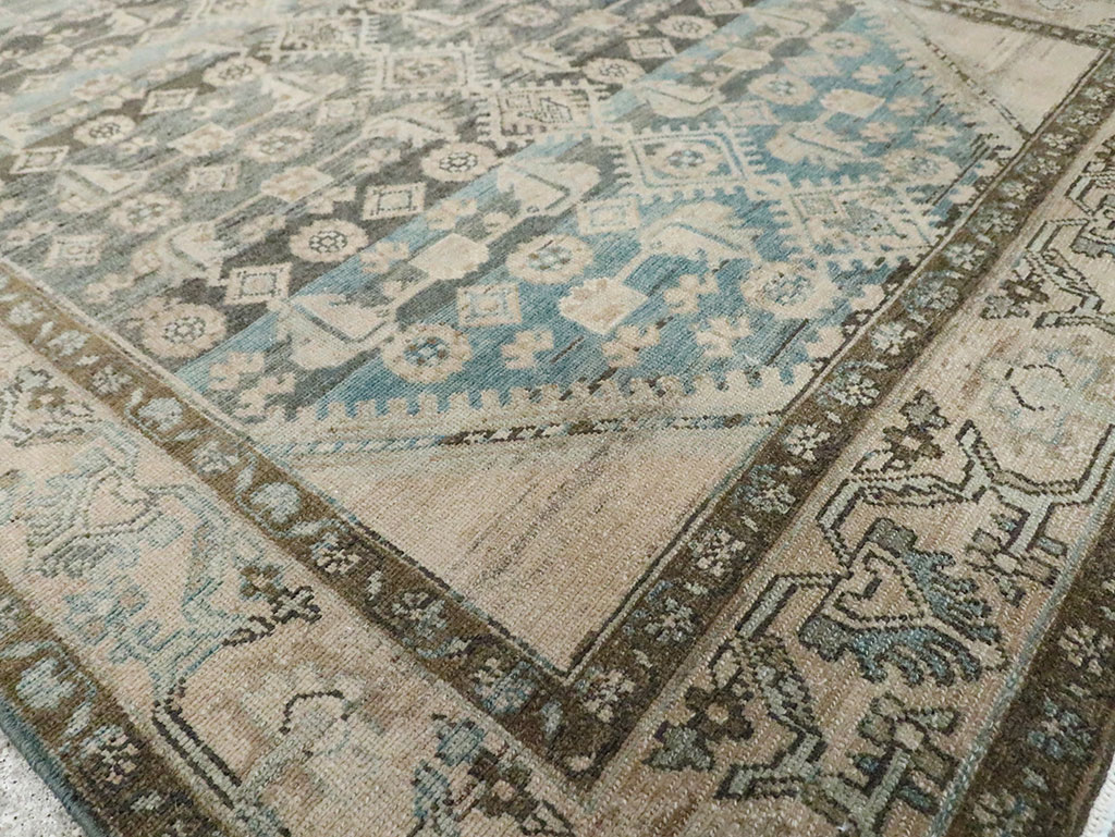 Vintage Persian Malayer Accent Rug, No.29950 - Staging