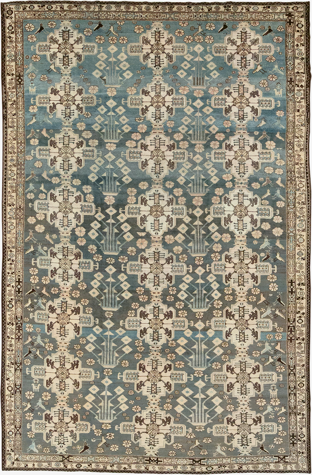Vintage Persian Malayer Carpet, No.29952 - Staging