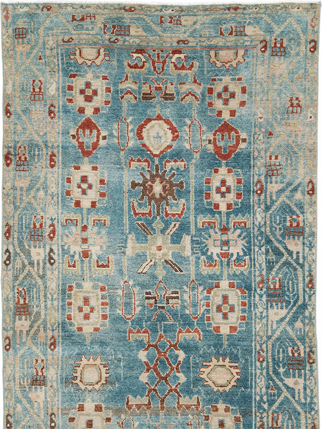 Vintage Persian Malayer Long Runner, No.29953 - Staging