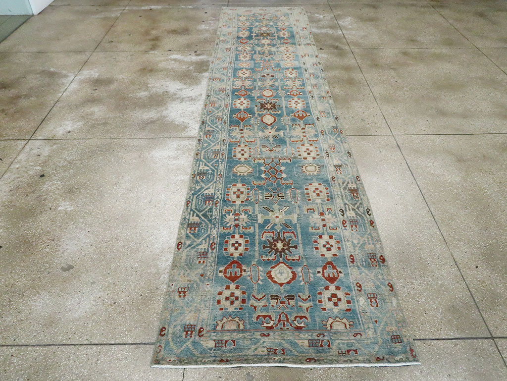 Vintage Persian Malayer Long Runner, No.29953 - Staging