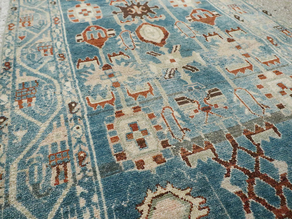 Vintage Persian Malayer Long Runner, No.29953 - Staging