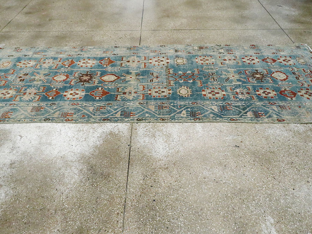 Vintage Persian Malayer Long Runner, No.29953 - Staging