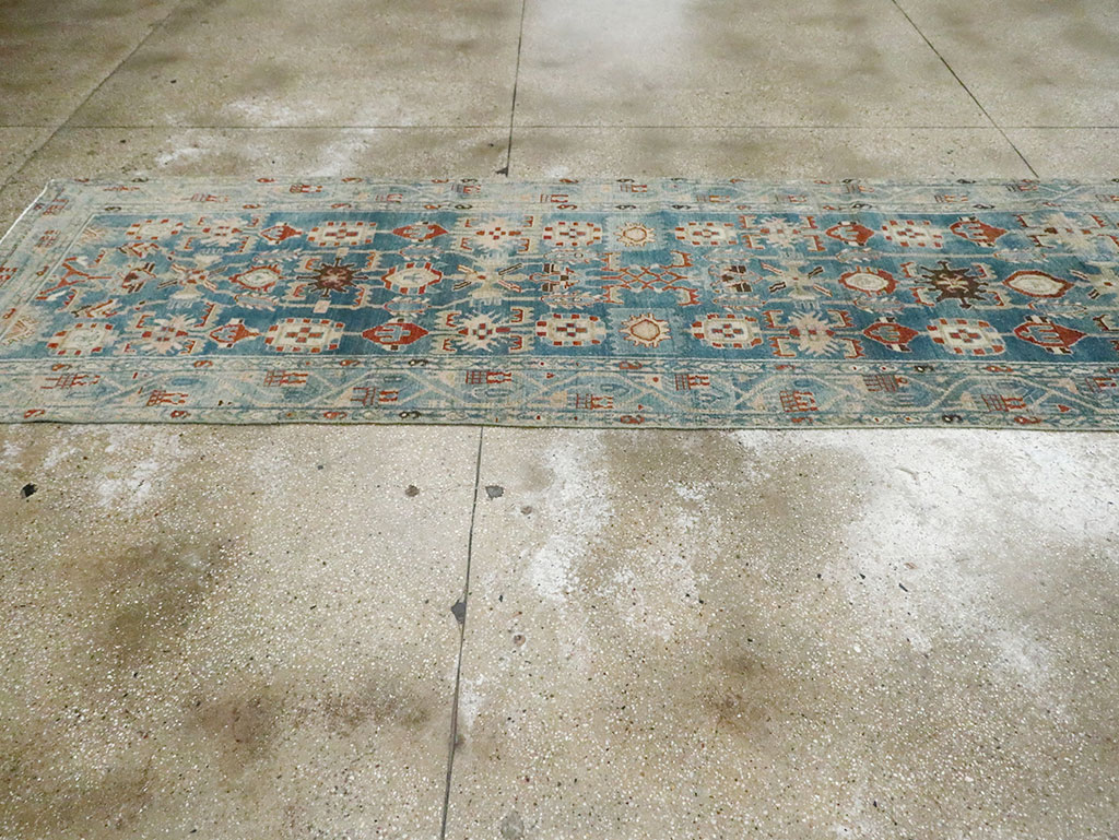 Vintage Persian Malayer Long Runner, No.29953 - Staging