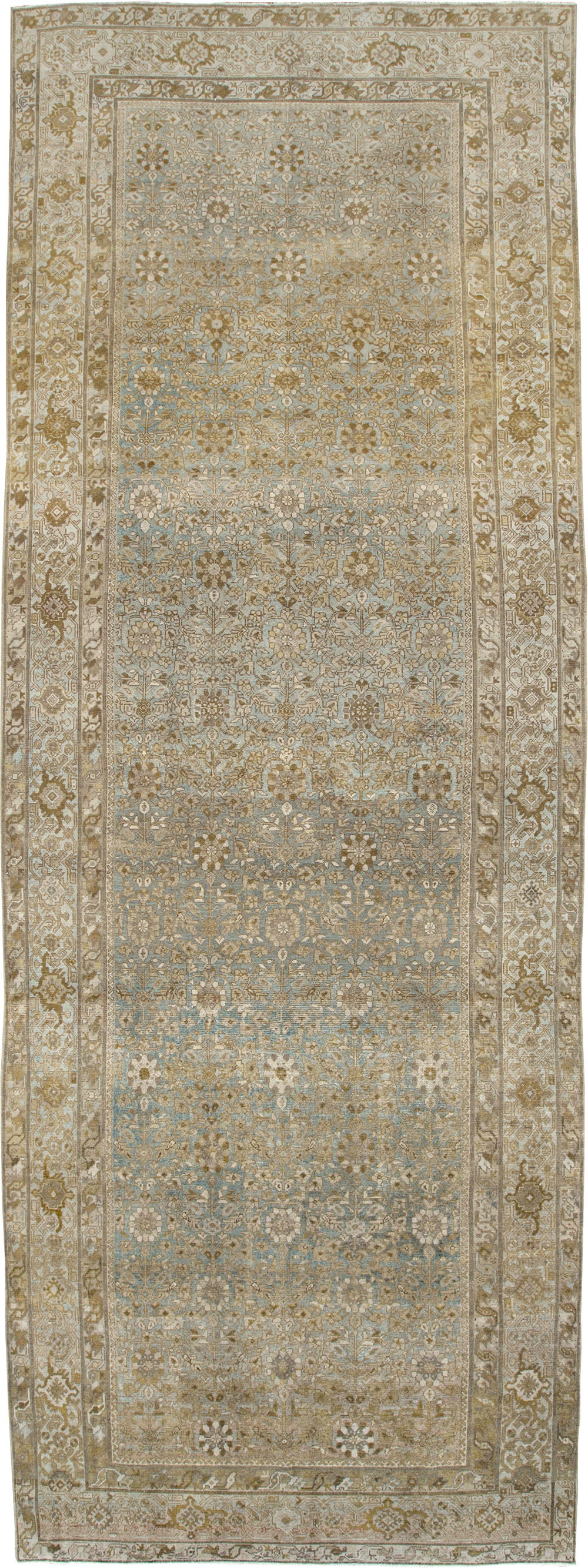 Antique Persian Malayer Gallery Carpet, No.29954 - Staging