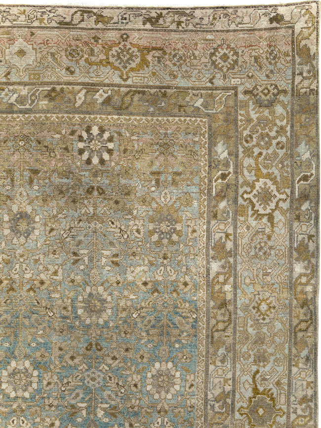 Antique Persian Malayer Gallery Carpet, No.29954 - Staging