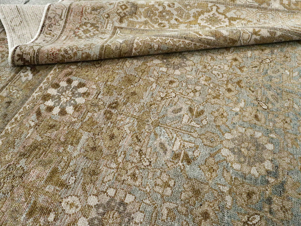 Antique Persian Malayer Gallery Carpet, No.29954 - Staging