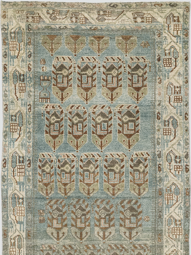 Vintage Persian Malayer Runner, No.29957 - Staging