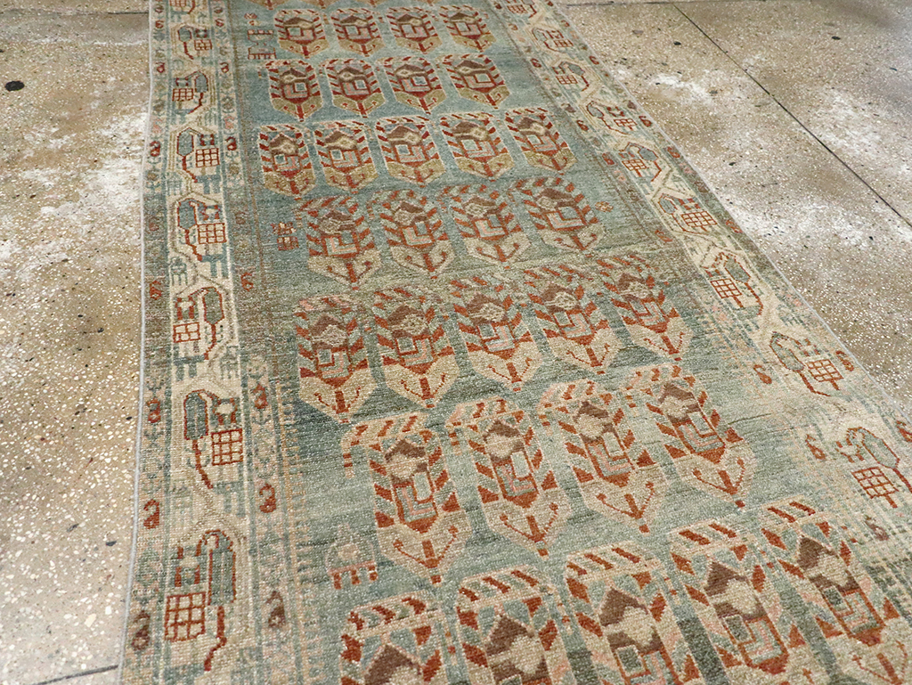 Vintage Persian Malayer Runner, No.29957 - Staging
