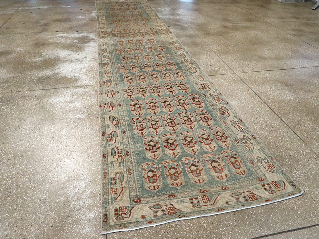 Vintage Persian Malayer Runner, No.29957 - Staging