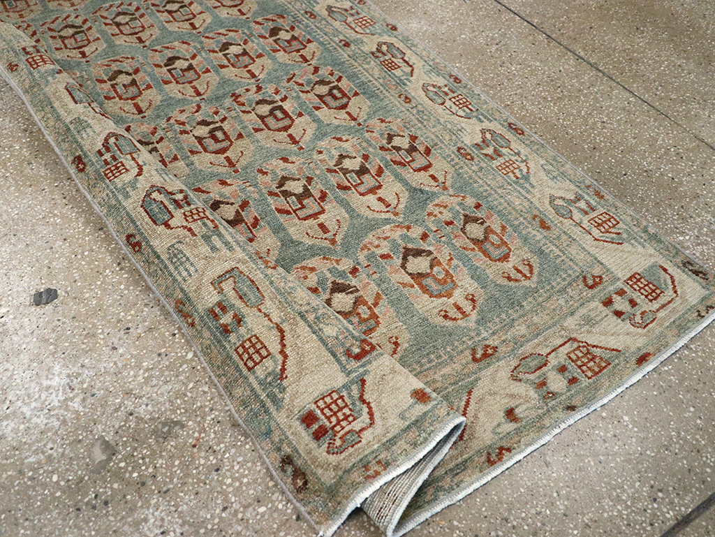 Vintage Persian Malayer Runner, No.29957 - Staging