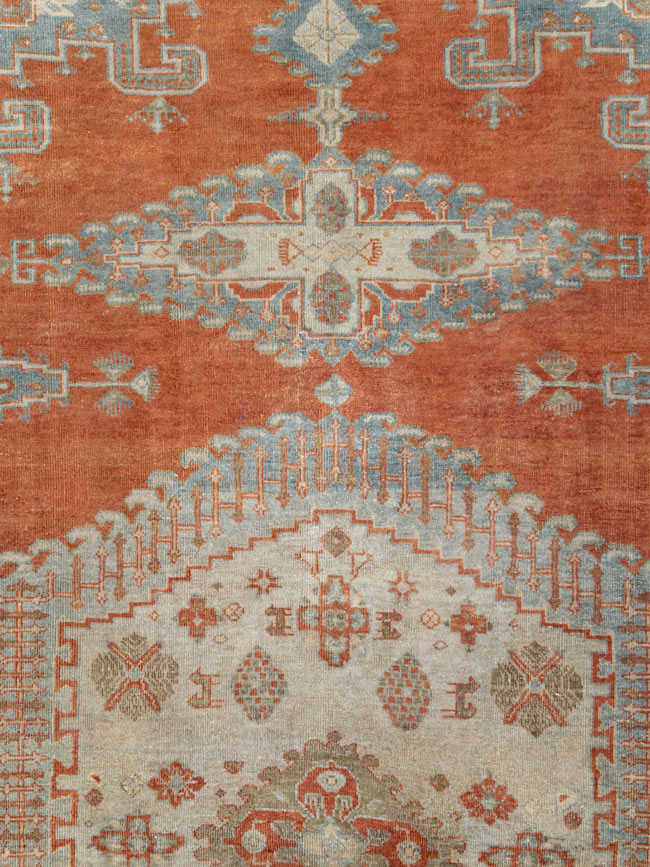 Vintage Persian Veece Room Size Carpet, No.29958 - Staging