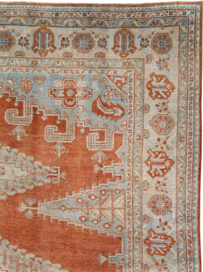 Vintage Persian Veece Room Size Carpet, No.29958 - Staging