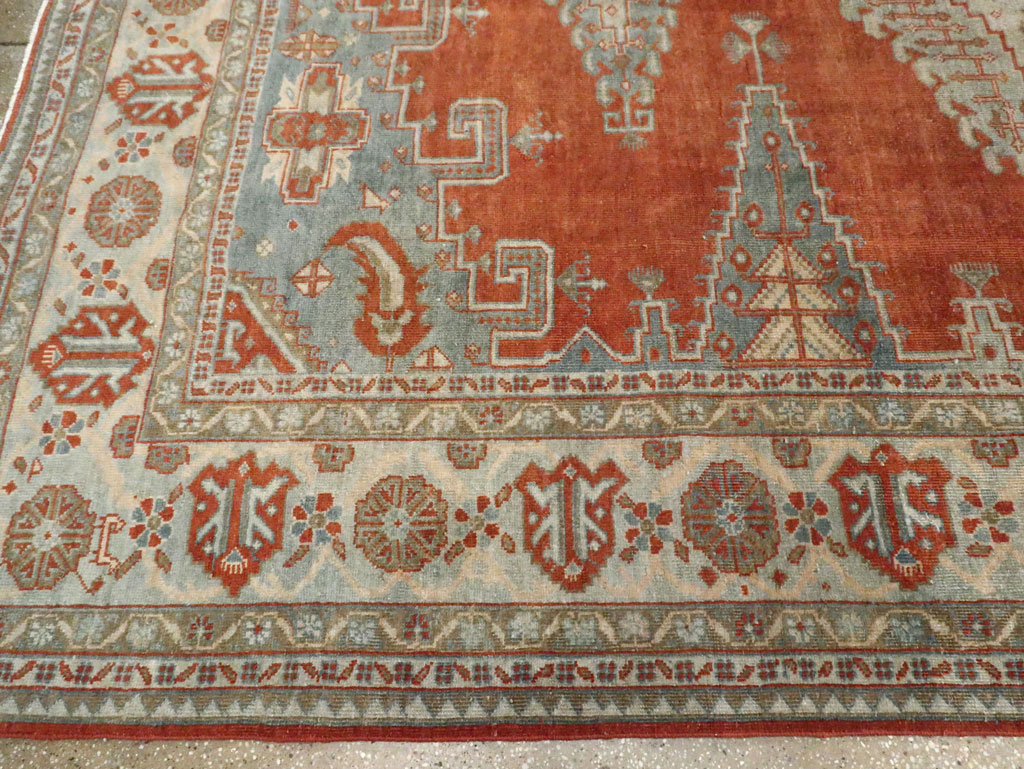 Vintage Persian Veece Room Size Carpet, No.29958 - Staging