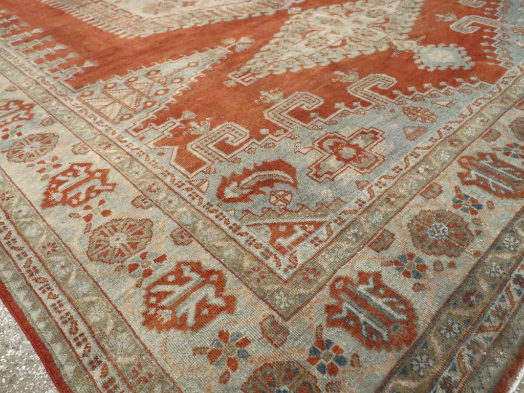 Vintage Persian Veece Room Size Carpet, No.29958 - Staging