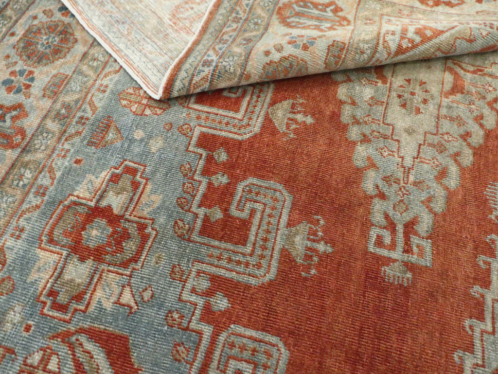 Vintage Persian Veece Room Size Carpet, No.29958 - Staging