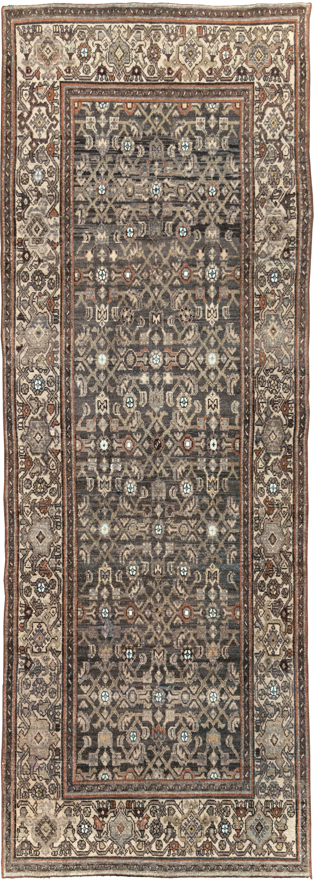 Antique Persian Malayer Runner, No.29961 - Staging