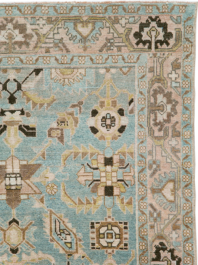 Vintage Persian Malayer Accent Rug, No.29962 - Staging